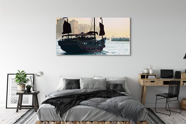 Zdjęcie na płótnie Panorama Portowego Miasta