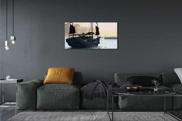 Zdjęcie na płótnie Panorama Portowego Miasta