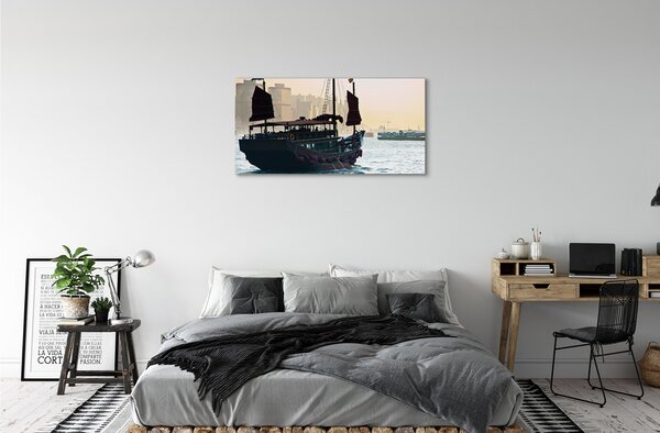 Zdjęcie na płótnie Panorama Portowego Miasta