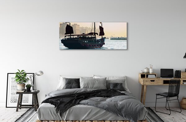 Zdjęcie na płótnie Panorama Portowego Miasta
