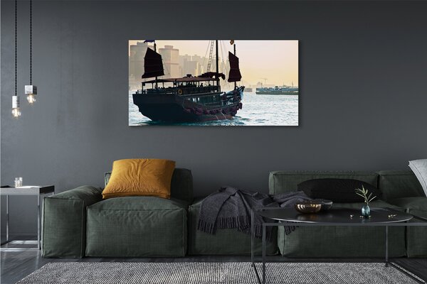 Zdjęcie na płótnie Panorama Portowego Miasta