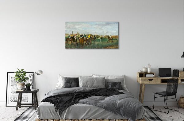 Zdjęcie na płótnie Wyścigi konne - Edgar Degas
