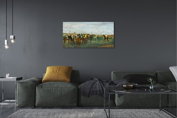 Zdjęcie na płótnie Wyścigi konne - Edgar Degas