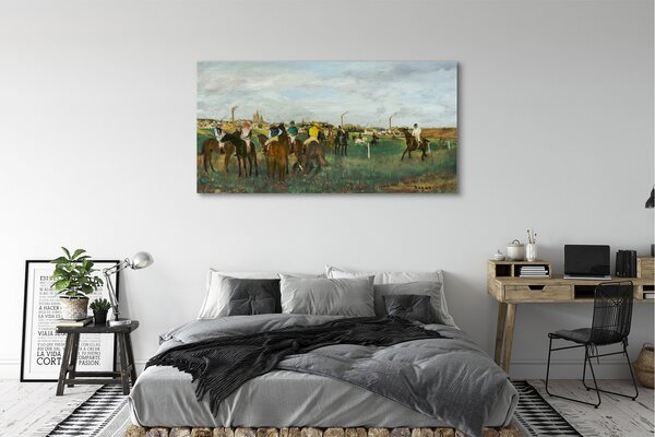 Zdjęcie na płótnie Wyścigi konne - Edgar Degas