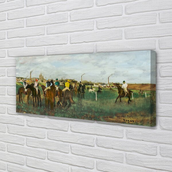 Zdjęcie na płótnie Wyścigi konne - Edgar Degas