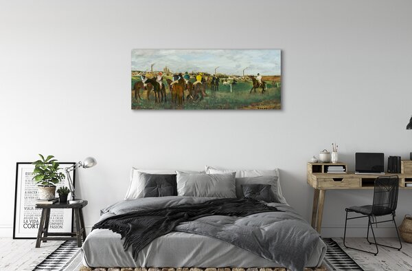 Zdjęcie na płótnie Wyścigi konne - Edgar Degas