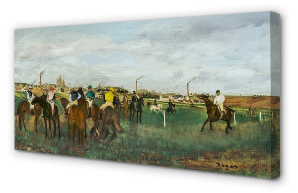 Zdjęcie na płótnie Wyścigi konne - Edgar Degas