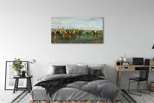 Zdjęcie na płótnie Wyścigi konne - Edgar Degas
