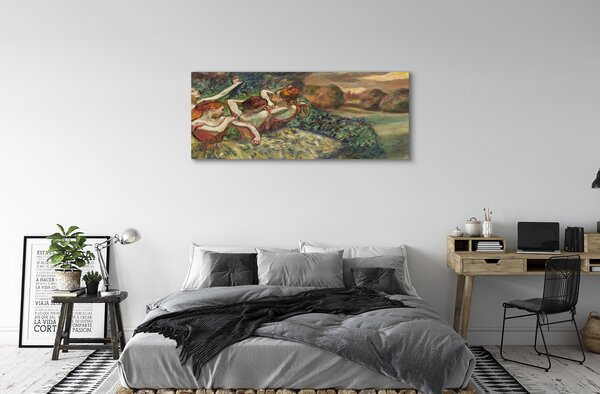 Obraz canvas na ścianę Cztery tancerki - Edgar Degas