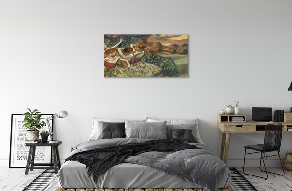 Obraz canvas na ścianę Cztery tancerki - Edgar Degas