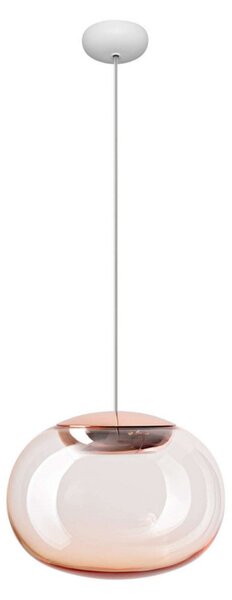 Lampa Wisząca Stilnovo, La Mariée, ściemnialny, miedziany, salon, szkło, design