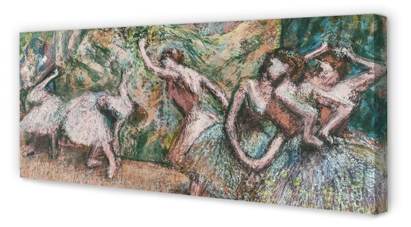 Obraz drukowany na płótnie Ballet Scene - Edgar Degas