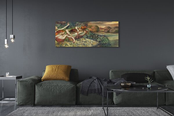 Obraz canvas na ścianę Cztery tancerki - Edgar Degas
