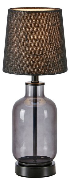 Lampa Stołowa Markslöjd, Costero, czarny, salon, szkło