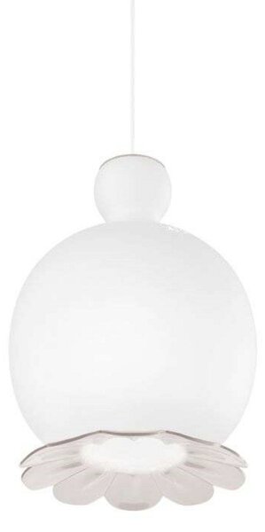 Lampa Wisząca kdln, Opyo, ściemnialny, biały, salon, szkło, design