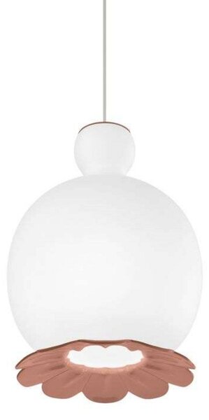 Lampa Wisząca kdln, Opyo, ściemnialny, biały, salon, szkło, design
