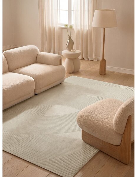 Kremowy wełniany dywan 160x230 cm Kensington Victoria – Ted Baker