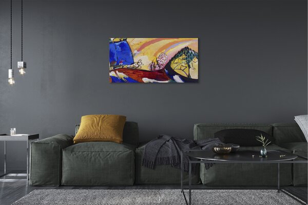 Duży obraz na płótnie Painting with Troika - Wassily Kandinsky