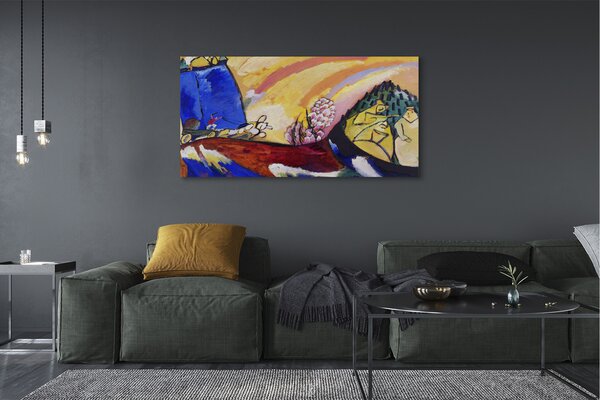 Duży obraz na płótnie Painting with Troika - Wassily Kandinsky