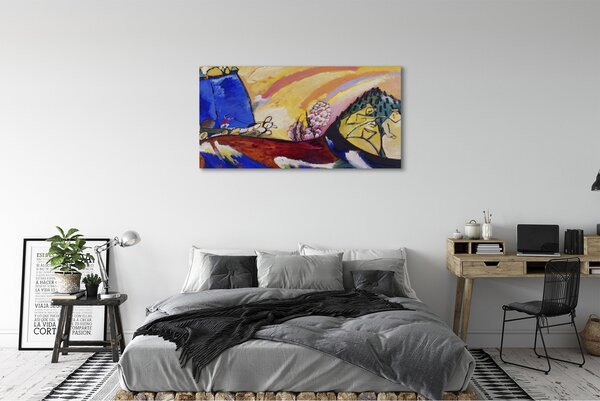 Duży obraz na płótnie Painting with Troika - Wassily Kandinsky