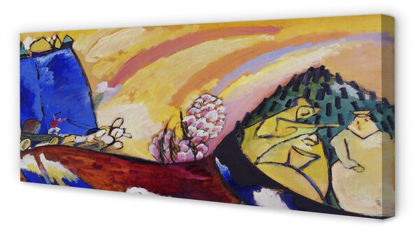 Duży obraz na płótnie Painting with Troika - Wassily Kandinsky