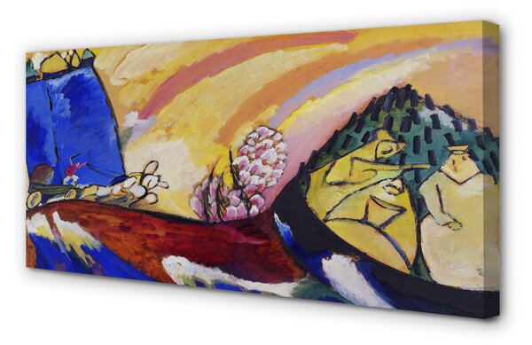 Duży obraz na płótnie Painting with Troika - Wassily Kandinsky
