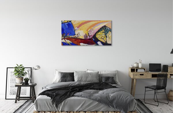 Duży obraz na płótnie Painting with Troika - Wassily Kandinsky