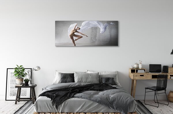 Obraz canvas na ścianę Taniec z Białym Materiałem