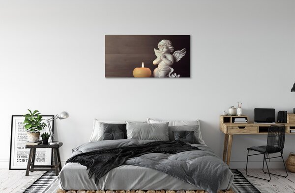 Obraz canvas na ścianę Modlitwa Anioła przy Świecy