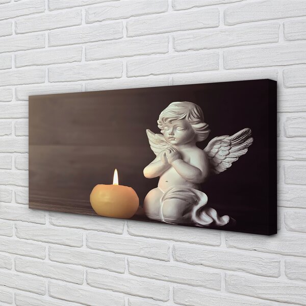 Obraz canvas na ścianę Modlitwa Anioła przy Świecy