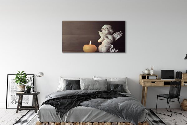 Obraz canvas na ścianę Modlitwa Anioła przy Świecy