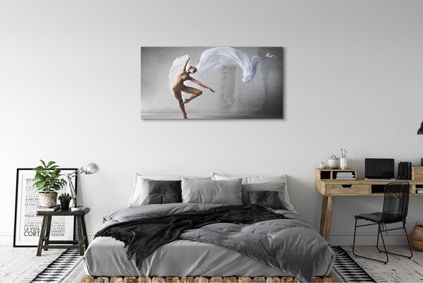 Obraz canvas na ścianę Taniec z Białym Materiałem