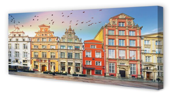 Fotoobraz na płótnie Kamienice Gdańskiego Starego Miasta