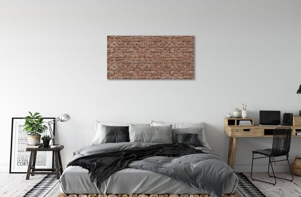 Fotoobraz na płótnie Solidny Mur Ceglany