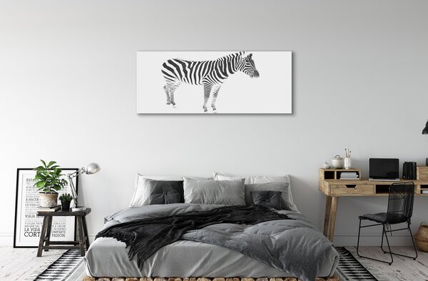Obraz na płótnie Malowana Zebra