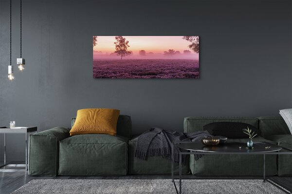 Obraz drukowany na płótnie Pole Wrzosów