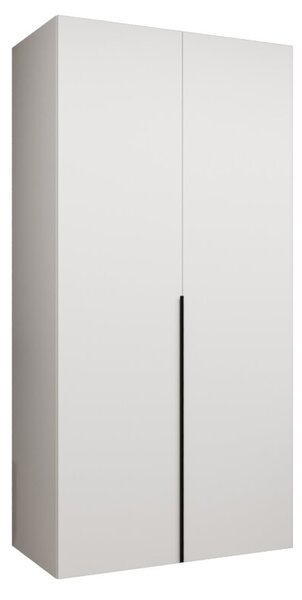 Szafa uchylna otwierana Alicante 1 100 wys. 202 cm biaÅy + u. czarny