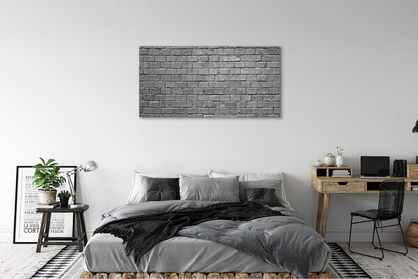 Fotoobraz na płótnie Mur Z Czerwonej Cegły