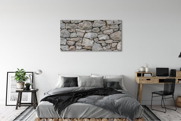 Obraz na płótnie Mur z Naturalnego Kamienia