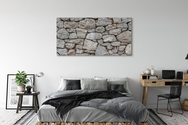 Obraz na płótnie Mur z Naturalnego Kamienia