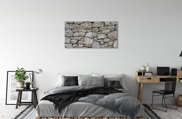 Obraz na płótnie Mur z Naturalnego Kamienia