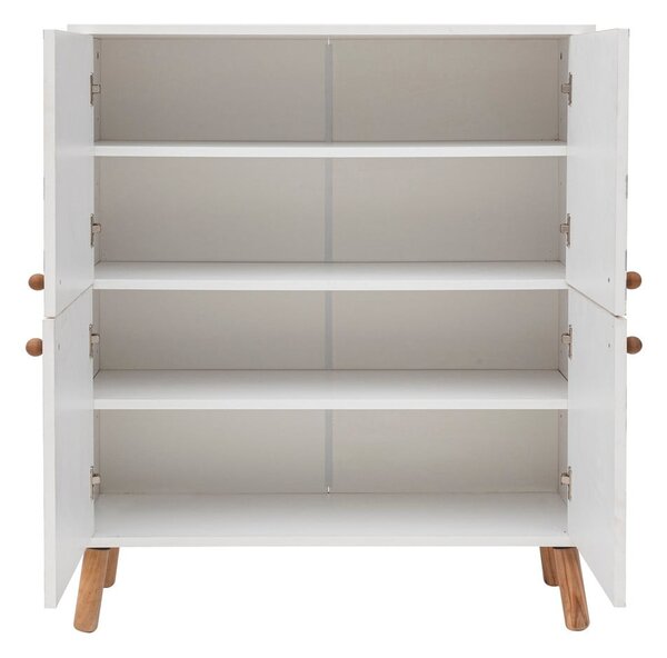 Biała szafka 95x111 cm Multilux – Kalune Design