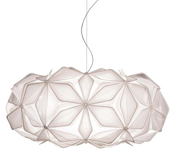 Lampa Wisząca Slamp, C'EST LA VIE, ściemnialny, biały, salon, tworzywo sztuczne, design
