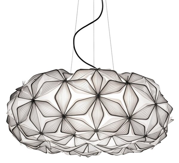 Lampa Wisząca Slamp, C'EST LA VIE, ściemnialny, czarny, salon, tworzywo sztuczne, design