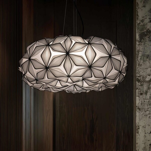 Lampa Wisząca Slamp, C'EST LA VIE, ściemnialny, czarny, salon, tworzywo sztuczne, design