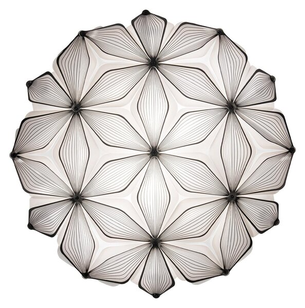 Lampa Sufitowa Slamp, C'EST LA VIE, ściemnialny, czarny, salon, tworzywo sztuczne, design