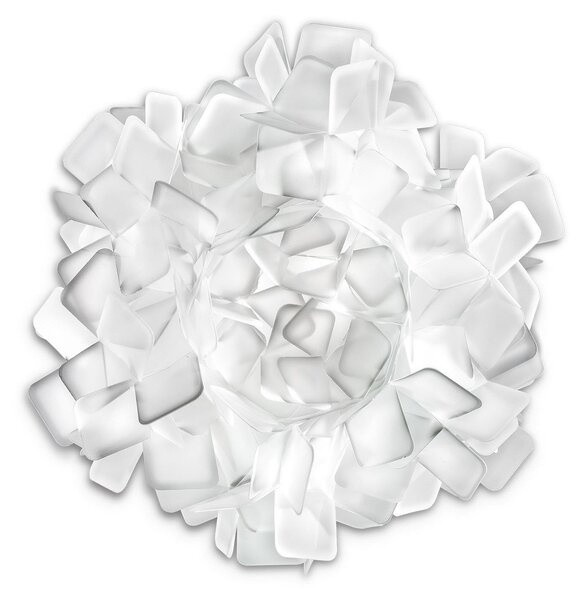 Lampa Ścienna Slamp, CLIZIA, biały, salon, tworzywo sztuczne, design