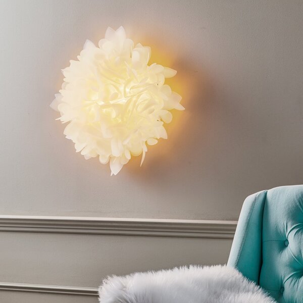 Lampa Ścienna Slamp, Veli, ściemnialny, biały, salon, tworzywo sztuczne, design