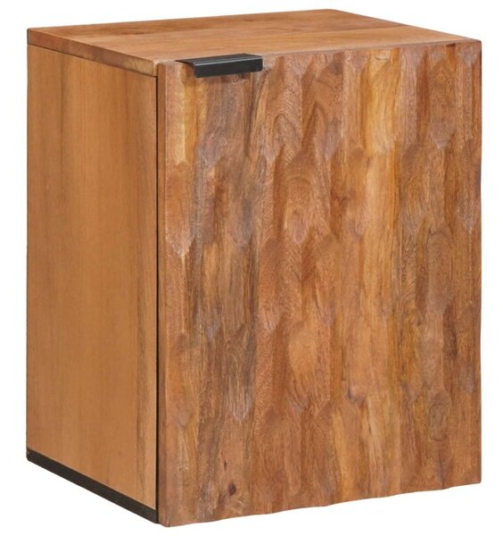 Wisząca szafka łazienkowa z drewna mango - rustykalny urok i nowoczesny design