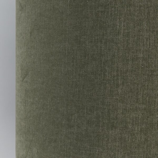 Lampa stojąca mosiężna z zielonym kloszem 50 cm - Kaso